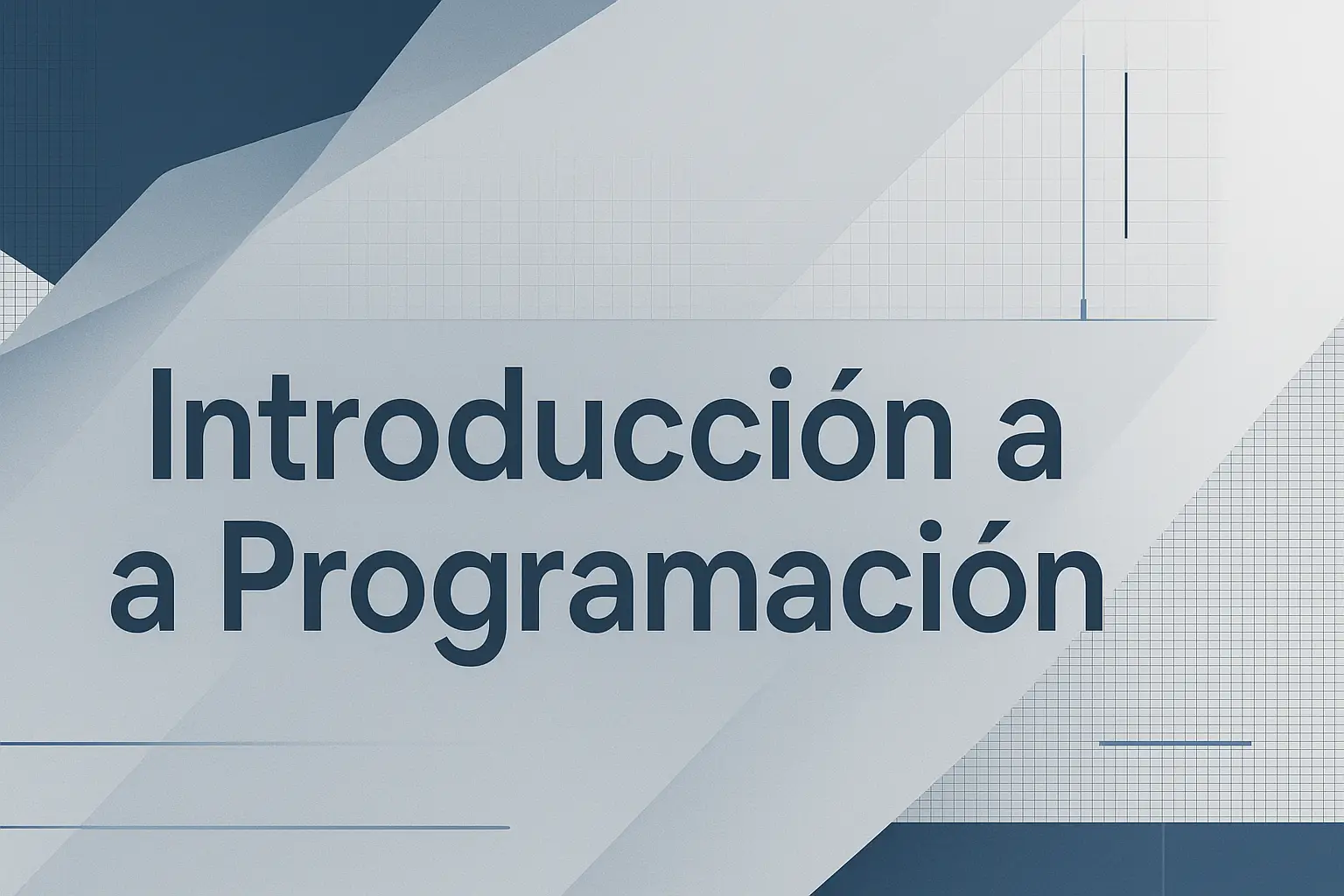 Introducción a la Programación